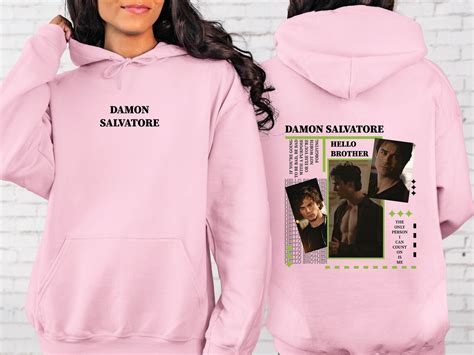 Damon Salvatore The Vampire Diaries Hoodie Vampire Diaries Damon