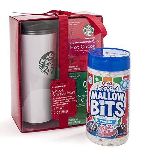 Starbucks Travel Mug Hot Cocoa 2 Flavors Peppermint And Double