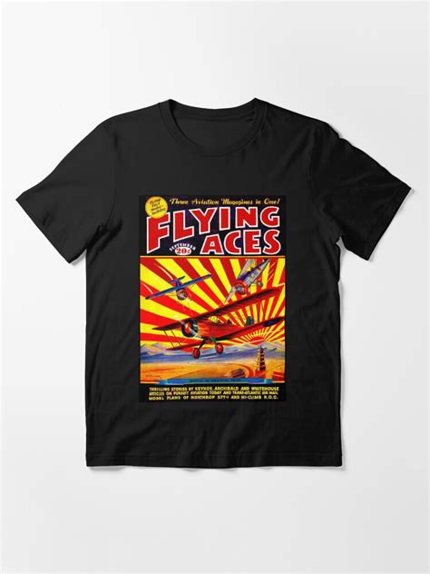 Flying Aces Vintage 1942 Japan Rising Sun Wartime Print T Shirt For