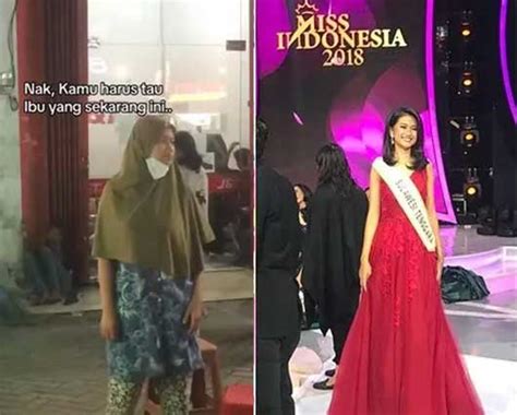 Viral Dulu Jadi Finalis Miss Indonesia 2018 Kini Jadi Emak Emak Berdaster Perempuan Ini Justru