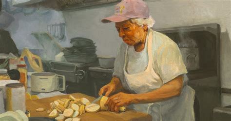 Portrait Of Renowned Activist And Chef Leah Chase By Gustave Blache Iii