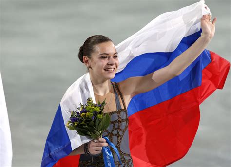 Sochi 2014 Olympic Flag Joy Adelina Sotnikova Champion The Xxii