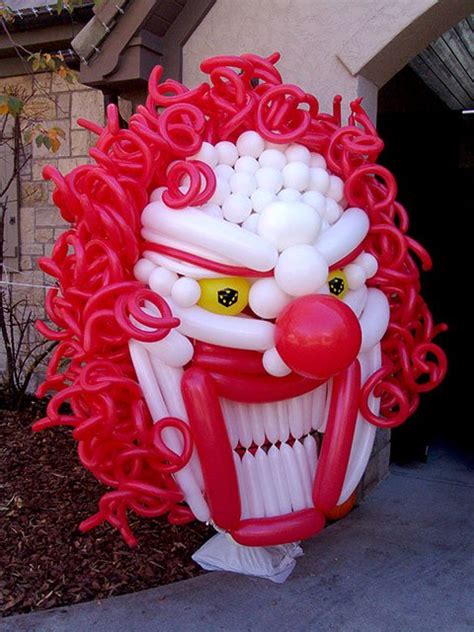 Creepy Clown Balloon Sculptures Balloonatics