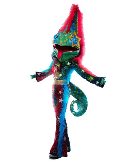 Masked Singer Us Season 5 Costume Chameleon Painting By Tracy Graham