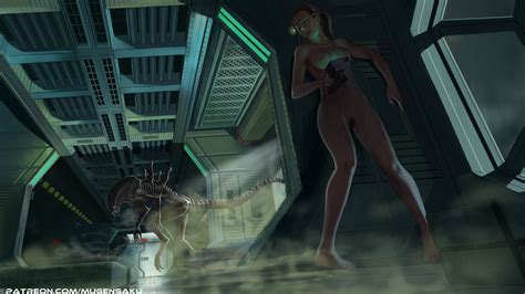Alien Isolation Amanda Ripley In Danger By Airashiart Hentai Foundry