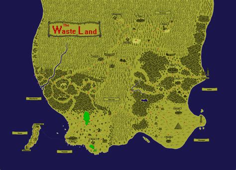 World Map Image The Waste Land Moddb