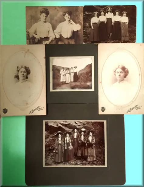 6 Photos Of Fenton Sisters5 Annie Clarice Eliza Nellie Sally