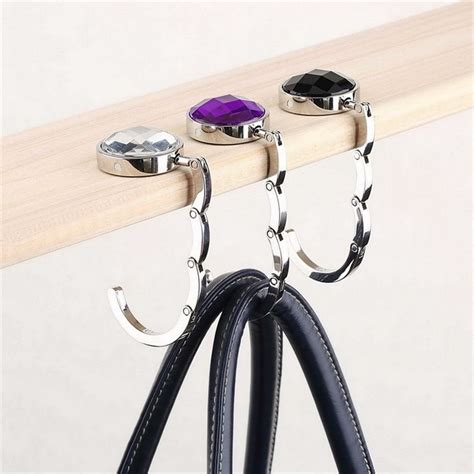 Quick Delivery Portable Foldable Folding Table Purse Bag Hook Hanger