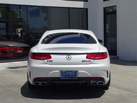 2016 Mercedes Benz S63 Amg Coupe Orig Msrp Of 191000 Stock