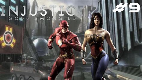 Injustice Gods Among Us Ps4 Gameplay 9 The Flashwonder Woman Youtube
