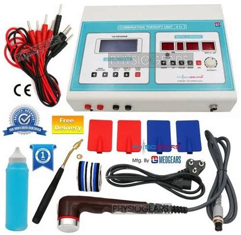 Physiotherapy 4 In 1 Ultrasonic Ift Tens Ms Machine Electrotherapy
