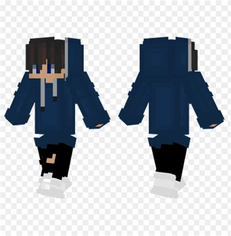 Minecraft Skins Long Hoodie Skin Png Image With Transparent Background
