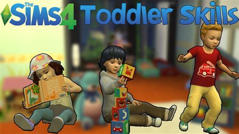 The Sims 4 Toddler Skills Youtube