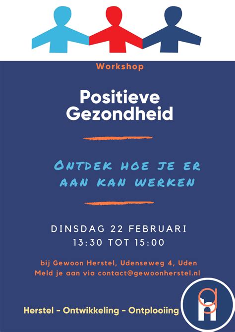 Workshop Positieve Gezondheid Sterk Brabant