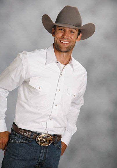 Roper Mens Western Long Sleeve Solid Snap Shirt White Cowboy