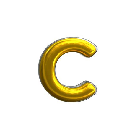 Letter C 3d Transparent Png 3d Letters C Text Effect Alphabet