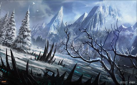 Magic The Gathering Magic Winter Snow Landscape Mountain