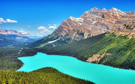 Wallpaper Landscape Reflection Sky Earth Canada National Park