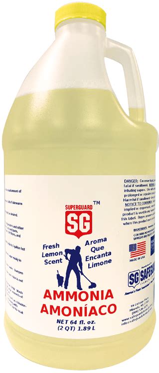 Ammonia Lemon Scented 64oz Lee Distributors
