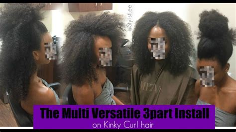 The 3 Way Kinky Curly Vixen Los Angeles Hair Salon Stylist Lee Youtube