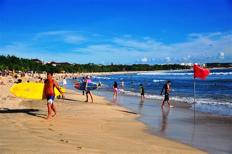The Famous Kuta Beach Bali Indonesia Destination