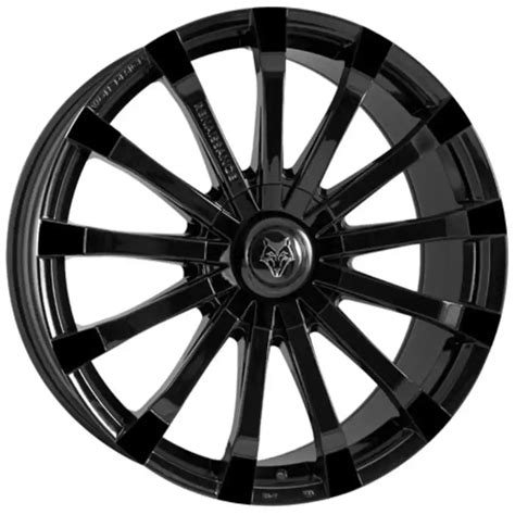 85x20 Wolfrace Eurosport Renaissance Gloss Black Alloy Wheels Alloy