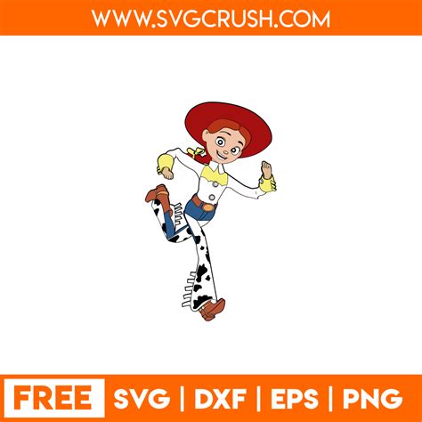 Clipart Jessie Toy Story Svg Dxf Eps Pdf Png Cricut Vector Cutting 66