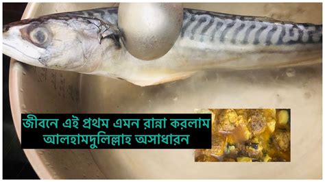 ফুটন্ত গরম জলে মাছ দিয়ে অসাধারন একটি রেসেপিfish Kofta Curryমাছের