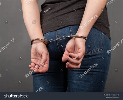 Handcuffed Woman D Shutterstock