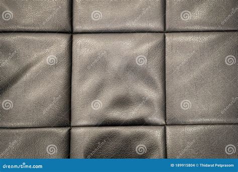 Black Leather Sofa Texture Background Surface Stock Photo Image Of