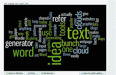 Generate a Word Cloud with Wordle Plus More Similar Tools - Online Free ...
