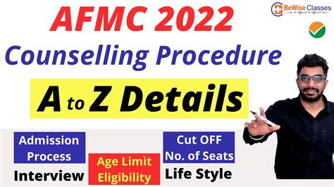 Afmc Cut Off 2022 Counselling Procedure And Admission Process Afmc Fee