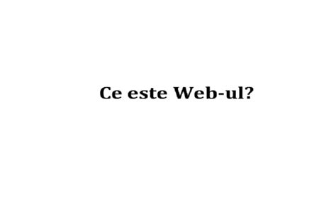Ce Este Web Ul