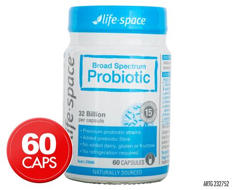 Life Space Broad Spectrum Probiotic 32 Billion 60 Capsules Groceryrun