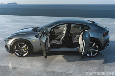 Ferrari Purosangue Prezzo Dimensioni Bagagliaio Interni Motore