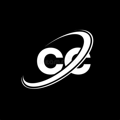 Cc C C Letter Logo Design Initial Letter Cc Linked Circle Uppercase
