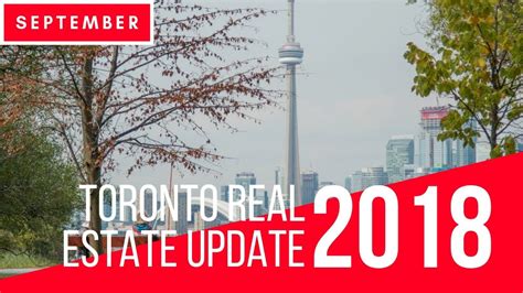 Toronto Real Estate Market News September 2018 Youtube