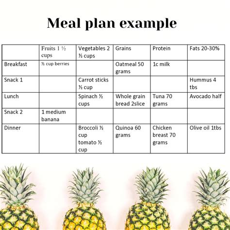 Meal Plan Example For 1 Day Healthy Meal Plans Meal Planning How To