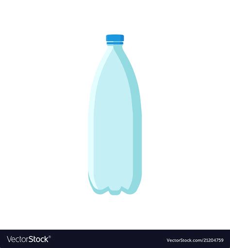 Cartoon Empty Water Bottle