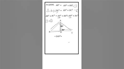 in the figure abc is a right angled triangle and bac 90° if ad bc and bd dc youtube