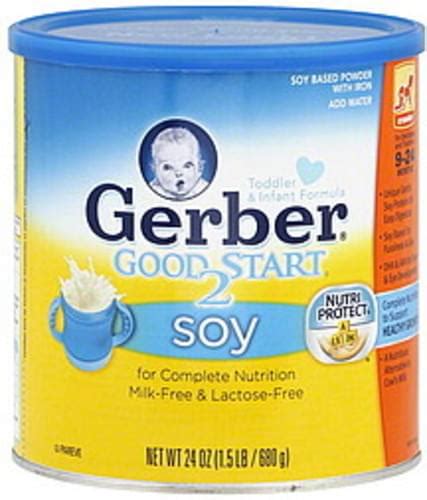 Gerber Soy Soy Based Powder With Iron 9 24 Months Toddler And Infant