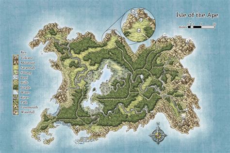 Dnd World Map Fantasy Map Map