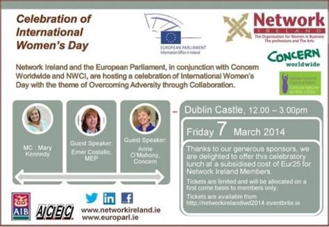 Network Ireland Celebrates International Womens Day 2014 Events
