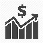 Icon Money Finance Growth Investment Grey Progress