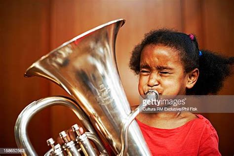 Girl Playing Tuba Photos And Premium High Res Pictures Getty Images