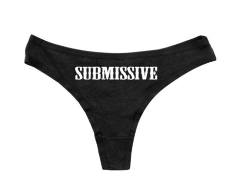 Submissive Bdsm Panties Ladies Thong Cute Sexy Naughty Slave Underwear Ebay