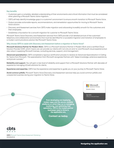 Microsoft Teams Voice Migration Assessment services
