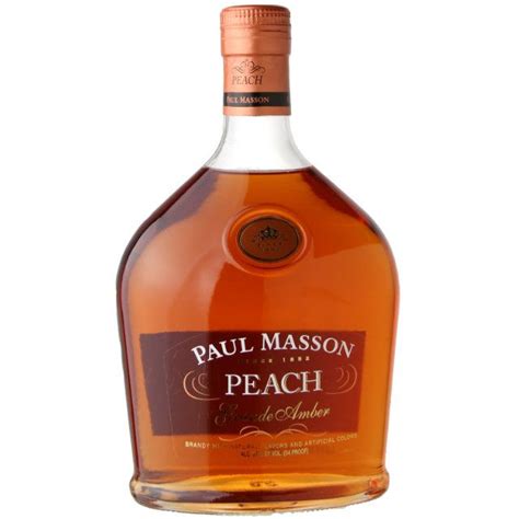 Paul Masson Peach Grande Amber Brandy Ml Marketview Liquor