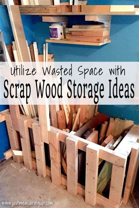 Scrap Wood Storage Bin Organize Your Garage Wood Scraps