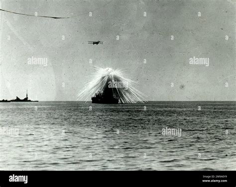 Uss Alabama Hit By 100lb Phosphorus Bomb Stock Photo Alamy